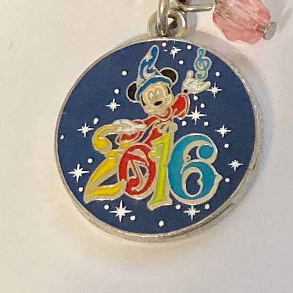 Disney Mickey Mouse Sorcerers Apprentice Clip On Charm Bag Zipper Pull 2016 - Picture 6 of 9
